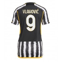 Juventus Dusan Vlahovic #9 Fotballklær Hjemmedrakt Dame 2023-24 Kortermet